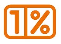 Logo akcji "Przekaż 1% swojego podatku"